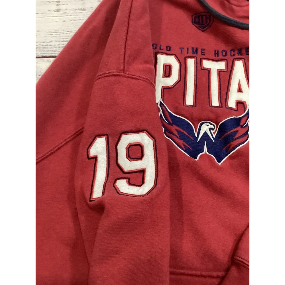 Old Time Hockey Washington Capitals Red Hoodie NHL Sweatshirt Mens XXL 1974 - Picture 3 of 7